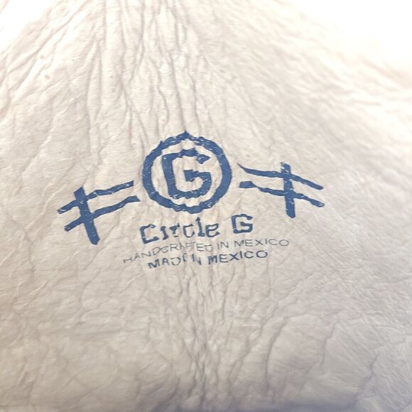 CORRAL Circle G Women’s US6,5M Gray Leather Crackle Distressed Western Boots - Picture 14 of 16